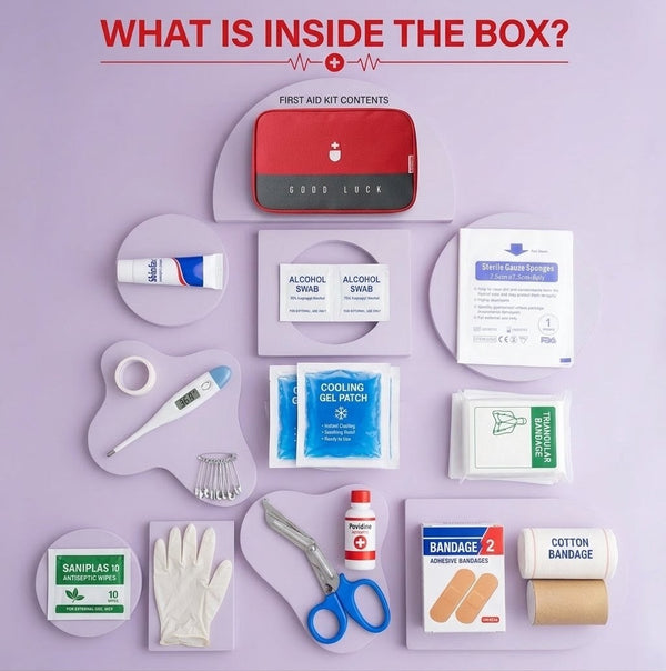 MedyVerse ReadyAid first aid kit for home, travel and emergency preparedness